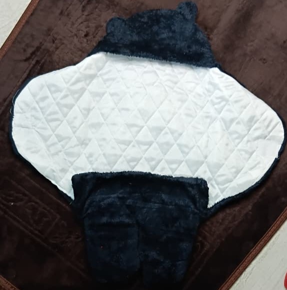 Combo Baby Blanket ( Blue+ Brown) for winter -0-12 month - Image 6