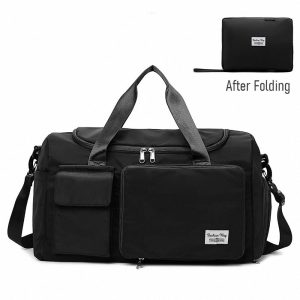folding Travel bag black