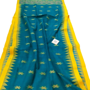 Manipuri Saree Green Yellow